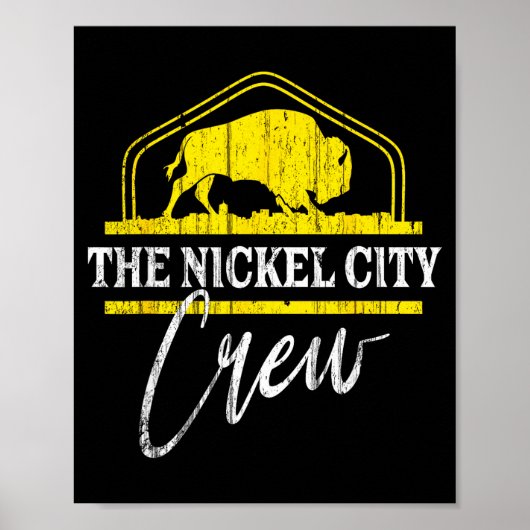 Pickleball Nickel City Crew Buffalo 716 WNY チーム ポスター (正面)