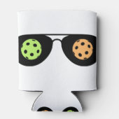 Pickleball on My Mind （サングラス+ボール） 缶クーラー (裏面)