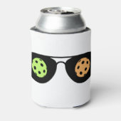 Pickleball on My Mind （サングラス+ボール） 缶クーラー (缶裏面)