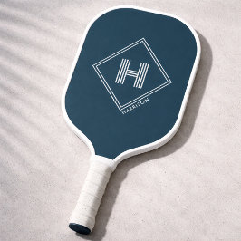 Pickleball Paddle | モダンジオメトリックイニシャル ピックルボールラケット