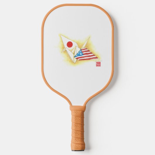 Pickleball Paddle ~ 日米友好 ピックルボールラケット (正面)