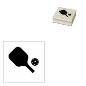 Pickleball paddle & ball ラバースタンプ (押印)