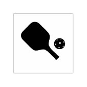 Pickleball paddle & ball ラバースタンプ (インプリント)