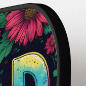 Pickleball Paddle CHILD OF THE 70'S - Retro Art ピックルボールラケット (左詳細)