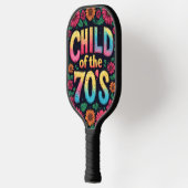 Pickleball Paddle CHILD OF THE 70'S - Retro Art ピックルボールラケット (左)