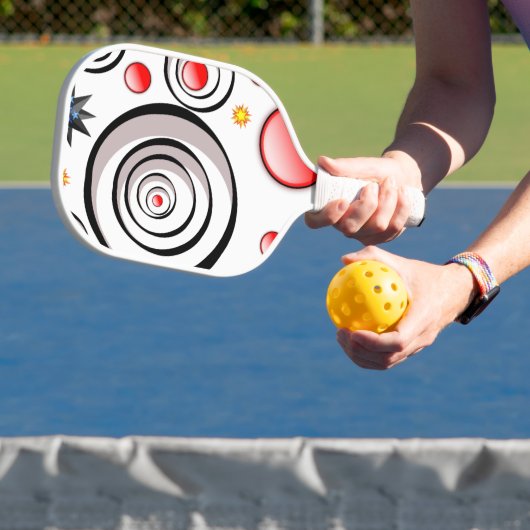 Pickleball Paddle Cute Abstract  ピックルボールラケット (インサイチュ)