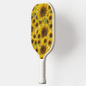 Pickleball Paddle Cute Floral Sunflower ピックルボールラケット (左)