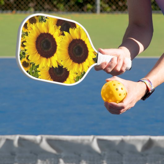 Pickleball Paddle Cute Floral Sunflower ピックルボールラケット (インサイチュ)