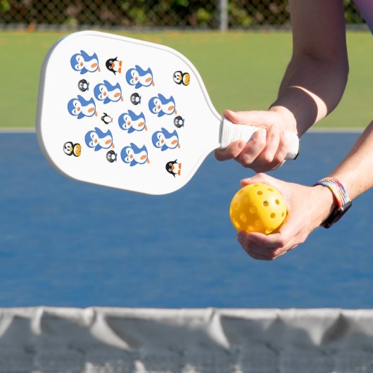 Pickleball Paddle Cute Penguins ピックルボールラケット (インサイチュ)