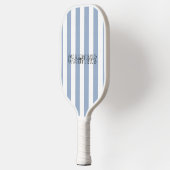 Pickleball Paddle CuteChampion Stripe Blue & White ピックルボールラケット (左)
