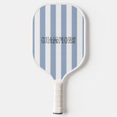 Pickleball Paddle CuteChampion Stripe Blue & White ピックルボールラケット (裏面)