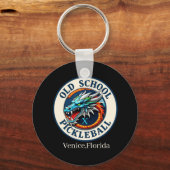 Pickleball Paddle -Dragon X Old School Pickleball  キーホルダー (裏面)