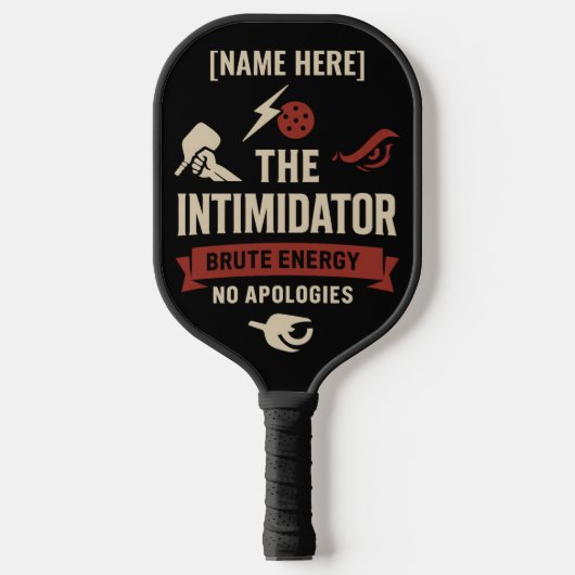 Pickleball Paddle Featuring The Intimidator ピックルボールラケット (正面)