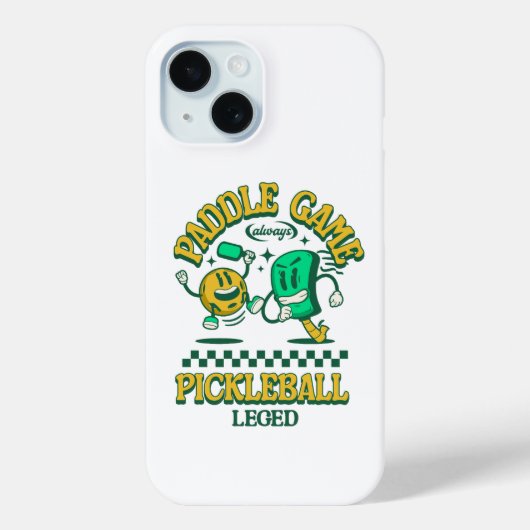 🏓Pickleball Paddle Game Phone Case Graphic design Case-Mate iPhoneケース (裏面)