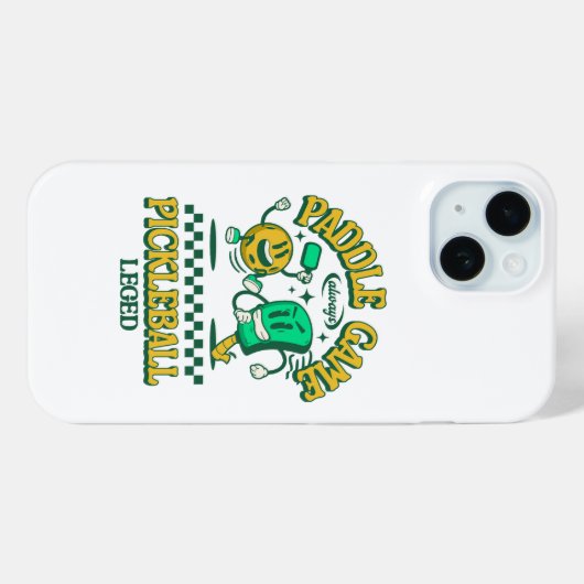 🏓Pickleball Paddle Game Phone Case Graphic design Case-Mate iPhoneケース (裏面 (横))