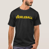 Pickleball Paddle Game Player Retro Sarcastic Quo Tシャツ (正面)