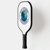 Pickleball Paddle Old School Pickleball design ピックルボールラケット (左)