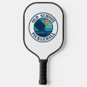 Pickleball Paddle Old School Pickleball design ピックルボールラケット (裏面)
