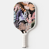 Pickleball Paddle : Organic Leaves (red/black) ピックルボールラケット (裏面)