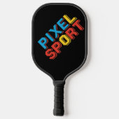 Pickleball Paddle Pixel Sport Bag | Retro Gamer St ピックルボールラケット (裏面)