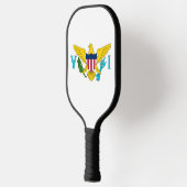 Pickleball Paddle, US Virgin Islands flag ピックルボールラケット (左)