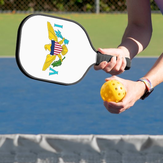 Pickleball Paddle, US Virgin Islands flag ピックルボールラケット (インサイチュ)