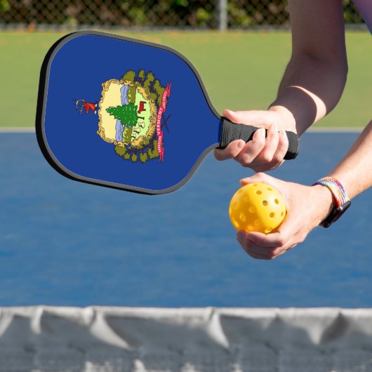 Pickleball Paddle, Vermont State flag ピックルボールラケット (インサイチュ)
