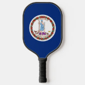 Pickleball Paddle, Virginia State flag ピックルボールラケット (正面)