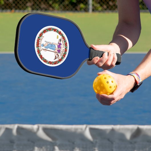 Pickleball Paddle, Virginia State flag ピックルボールラケット (インサイチュ)