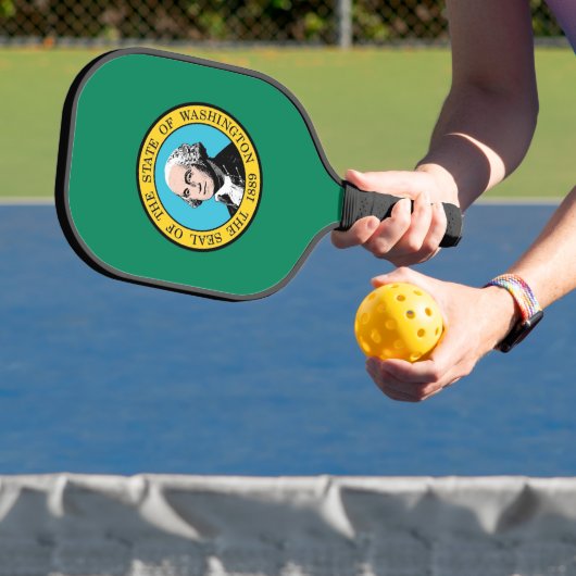 Pickleball Paddle, Washington State flag ピックルボールラケット (インサイチュ)