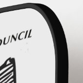 Pickleball Paddle - White ピックルボールラケット (左詳細)