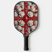 Pickleball Paddle with Colors of England ピックルボールラケット (正面)