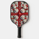 Pickleball Paddle with Colors of England ピックルボールラケット (裏面)