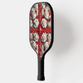 Pickleball Paddle with Colors of England ピックルボールラケット (左)
