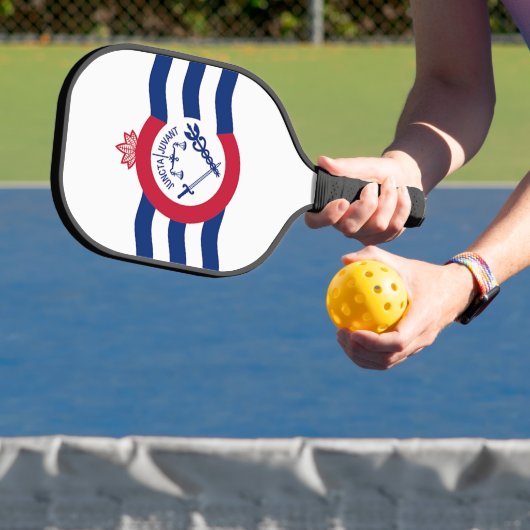 Pickleball Paddle with flag of Cincinnati, USA ピックルボールラケット (インサイチュ)