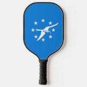 Pickleball Paddle with flag of Corpus Christi, USA ピックルボールラケット (裏面)