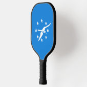 Pickleball Paddle with flag of Corpus Christi, USA ピックルボールラケット (左)