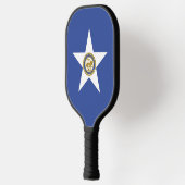 Pickleball Paddle with flag of Houston, Texas USA ピックルボールラケット (左)