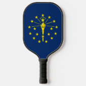 Pickleball Paddle with flag of Indiana, USA ピックルボールラケット (正面)