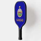 Pickleball Paddle with flag of Kansas, USA ピックルボールラケット (左)