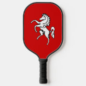 Pickleball Paddle with flag of Kent County ピックルボールラケット (正面)