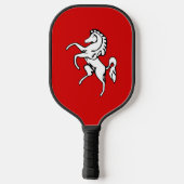 Pickleball Paddle with flag of Kent County ピックルボールラケット (裏面)