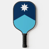 Pickleball Paddle with flag of Minnesota, USA ピックルボールラケット (正面)