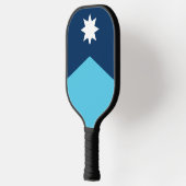 Pickleball Paddle with flag of Minnesota, USA ピックルボールラケット (左)