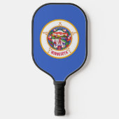 Pickleball Paddle with flag of Minnesota, USA ピックルボールラケット (正面)