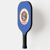 Pickleball Paddle with flag of Minnesota, USA ピックルボールラケット (左)