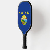 Pickleball Paddle with flag of Montana, USA ピックルボールラケット (左)