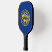 Pickleball Paddle with flag of Nebraska, USA ピックルボールラケット (左)