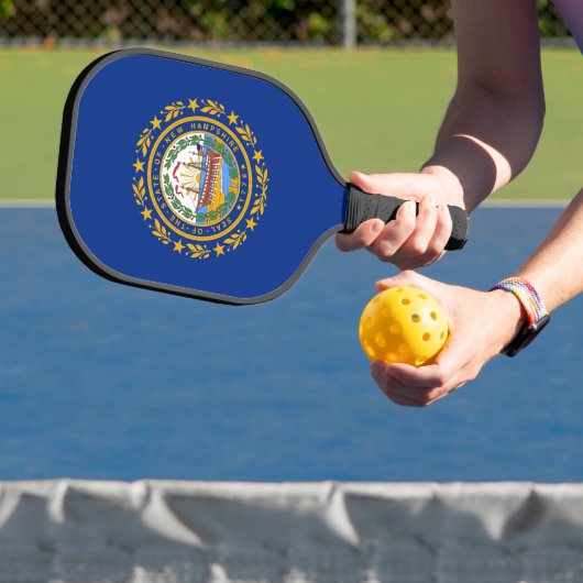 Pickleball Paddle with flag of New Hampshire, USA ピックルボールラケット (インサイチュ)