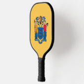 Pickleball Paddle with flag of New Jersey, USA ピックルボールラケット (左)